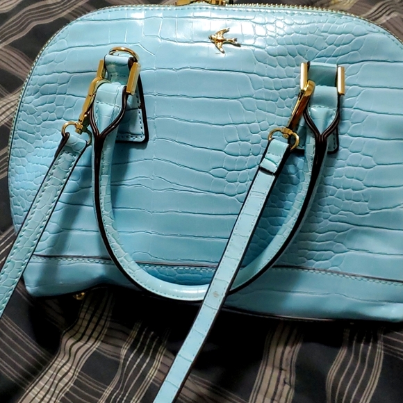 Kate Landry Blue Purse - Picture 2 of 14